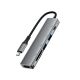 6. Acefast J18 USB Hub USB-C 6-in-1 HDMI 4K 60Hz PD90W Docking Station - Gray