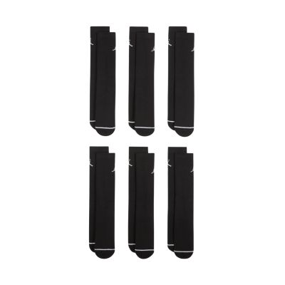 4. Jordan Everyday Cushioned Crew Socks 6 pairs black HV6228 010