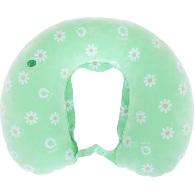 17. FLOCKED TRAVEL PILLOW, HEADREST, CHAMOMILE SCENT, 53x34.5CM 23004