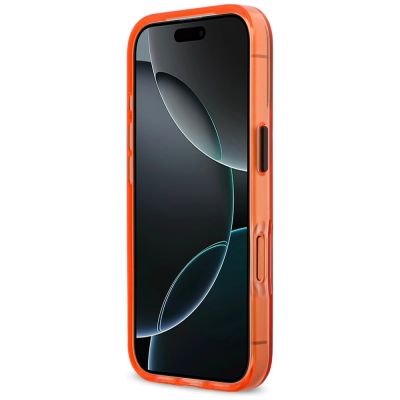 5. BMW M IML Metal Logos MagSafe Case for iPhone 17 Pro Max - Pro Orange