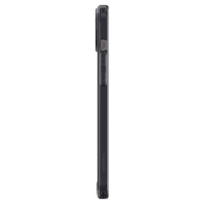 4. Spigen Ultra Hybrid Mag Case with MagSafe for iPhone 15 Plus - Dark Gray (Zero One Pattern)