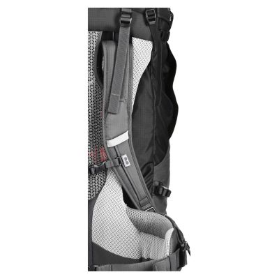 8. Deuter Futura Air Trek 60 + 10 black-graphite hiking backpack