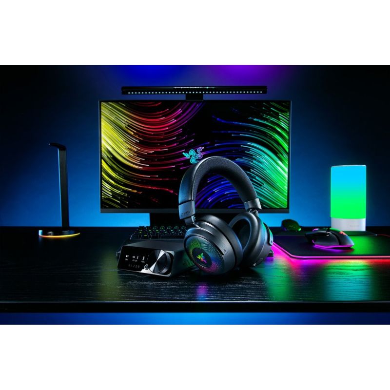 17. Razer Kraken V4 Pro Bluetooth Over-ear Microphone Wireless Black Headset