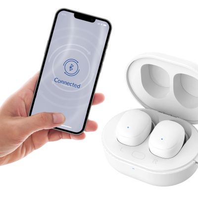 22. TWS 3mk FlowBuds 6.0 Wireless Headphones - White