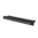 2. LANBERG PATCH PANEL 19" 24 PORT 1U CAT.7 FTP BLACK PPS7-1024-B