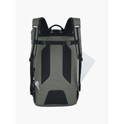 2. EVOC Duffle Backpack 26 dark olive - black