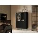 3. VERA display cabinet 110x40x160 black matt