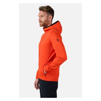 3. ROSSIGNOL Men's Mid Layer Thin Fz Sweatshirt Orange