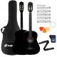 16. SUPRIMO CGS1 BK - 4/4 classical guitar, black
