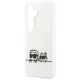 5. Karl Lagerfeld IML Peekaboo Karl&Choupette MagSafe Case for Samsung Galaxy S26 - Transparent