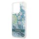 6. Guess GUHCP13XLFLSN iPhone 13 Pro Max 6.7" green/green hardcase Flower Liquid Glitter