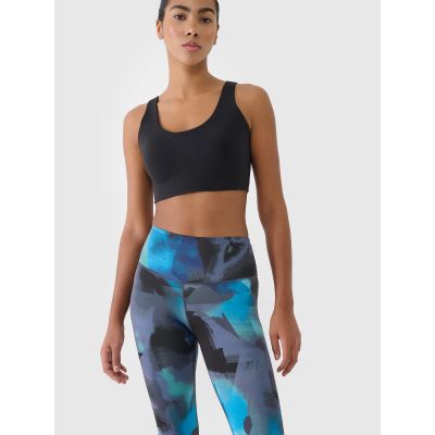 3. Women's High Waisted Training Leggings 4F 4FRSS25TFTIF408-90A