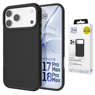 12. 3mk Fortis MagCase for iPhone 17 Pro Max - Black