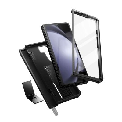 5. Tech-Protect Kevlar Pro Pen Case for Samsung Galaxy Z Fold 5 - Black