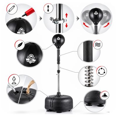 21. Standing boxing ball for adults, adjustable, reflex | DBX BUSHIDO