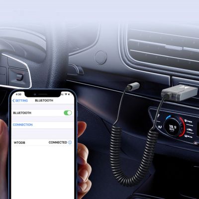 12. Wozinsky WTODB Bluetooth 5.3 Audio Adapter / AUX Audio Receiver