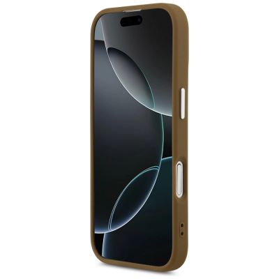 5. Guess Triangle Logo MagSafe case for iPhone 17 - brown