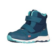 Trollkids Kids Hafjell Winter Boots waterproof snow boots with Velcro closure blue (264-102)