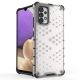 5. Honeycomb case armored cover with a gel frame for Samsung Galaxy A03s (166.5) blue