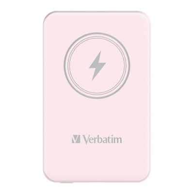 9. Verbatim Charge 'n' Go Lithium Polymer (LiPo) 5000 mAh Wireless Charging Pink