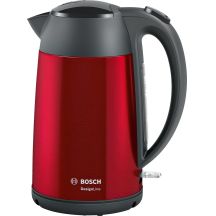 Bosch TWK3P424 Electric Kettle 1.7 L 2400 W Gray, Red