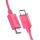 2. Spigen Essential EB6015CC USB-C Cable 60W 100 cm - Pink
