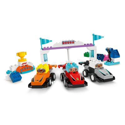 4. LEGO DUPLO TOWN 10445 F1 Cars and Drivers