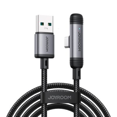 Joyroom S-A56 EnjoyX Series 90° USB-A - USB-C 3A cable 1.2m - black