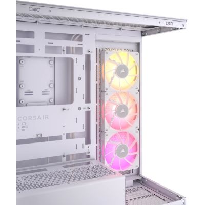 10. Corsair iCUE LINK 3500X RGB Midi Tower White