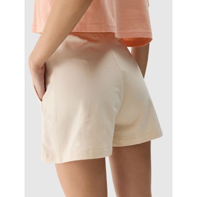 5. Women's cotton sweat shorts 4F