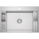 Single-bowl steel sink