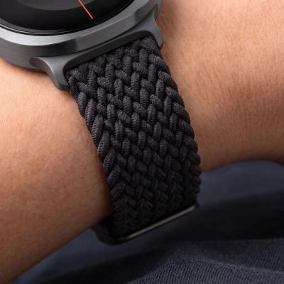 7. Tech-Protect NylonMag Strap for Samsung Galaxy Watch 40/44/46mm - Black