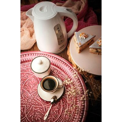 4. Electric kettle Adler CR 1255w (2200W 1.7l; white)