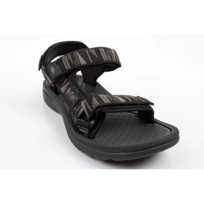 2. Lee Cooper men's shoes with velcro straps for summer beach sandals, lightweight black