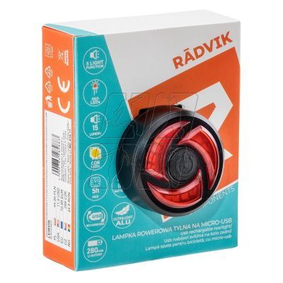 Bicycle lamp Radvik rear Leirvik 92800314900