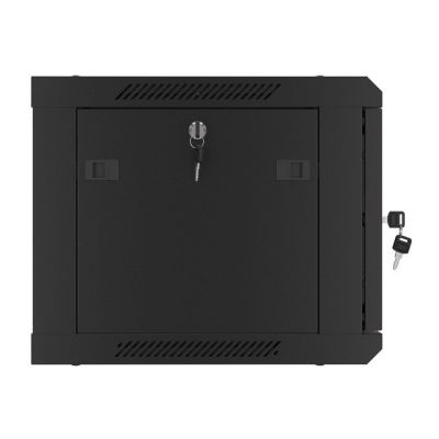 7. Lanberg WF01-6406-00B 6U Black Wall Mounted Cabinet