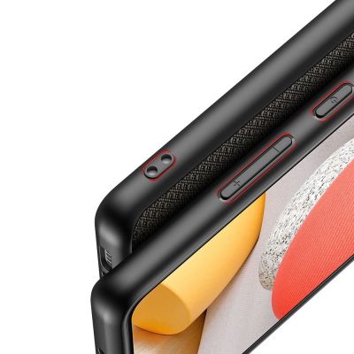 7. Dux Ducis Fino case covered with nylon material for Samsung Galaxy A42 5G green