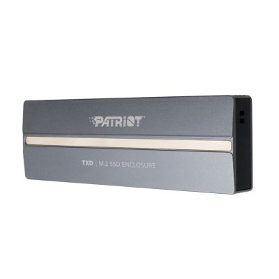 5. Patriot TXD USB 3.2 enclosure for M.2 NVMe SSD 1.3, up to 8 TB – Aluminium