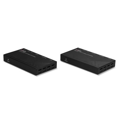 5. Lindy 38139 AV Extender AV Transmitter and Receiver Black