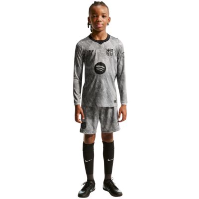 8. Nike FC Barcelona 2026/27 Stadium Away Kids' Goalkeeper Jersey Gray IO8337 013