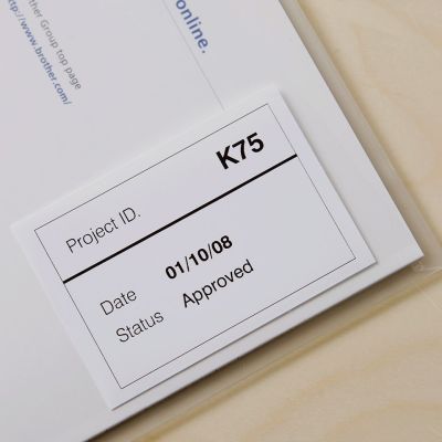 6. Brother DK-22212 Labeling Tapes Black on White