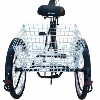 5. 3-WHEEL FOLDING BIKE 24 BLACK SHIMANO 7-SPEED