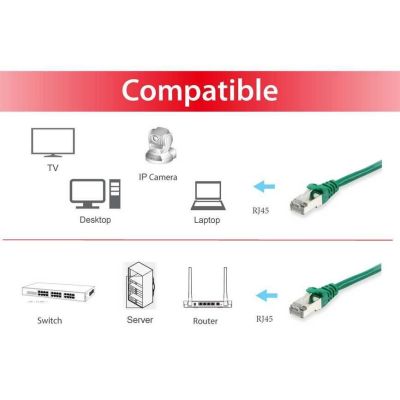 3. Equip 606411 Network Cable Green 30m Cat6a S/FTP (S-STP)