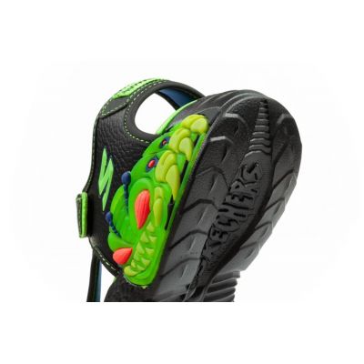 8. Skechers Jr. 400614L/BKLM Sandals