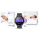 14. Gravity GT21-1+ Smartwatch Black Silicone Strap