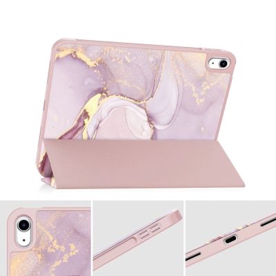 8. Tech-Protect SC Pen Case for iPad 10.9" 2022 - Pink Marble