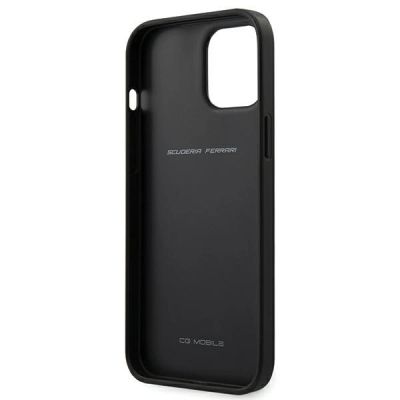 3. Ferrari FEOGOHCP12LBK iPhone 12 Pro Max 6.7" black/black hardcase Off Track Perforated