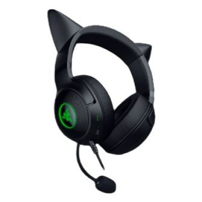 5. Razer Kraken Kitty V2 Headset Wired Over-Ear Noise-Canceling Microphone