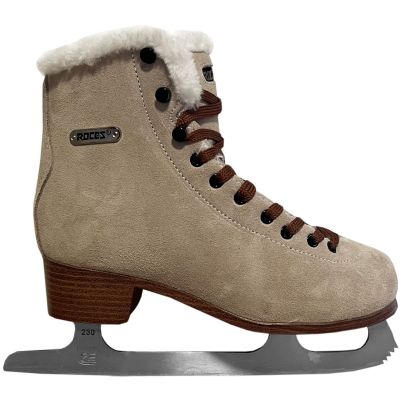 9. Roces Suede Eco-Fur W 450702 00001 Figure Skates