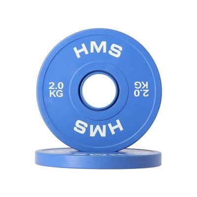 2. Olympic Bumper Plate 2x2kg Blue HMS CBRS20